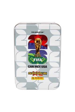 Fıfa World Cup 2026 Adrenalyn Xl Trading Card Metal Kutu - Beyaz Kutu Renkli