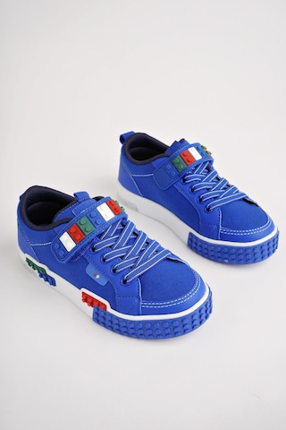 Muggo Sonic Garantili Legolu Bağcıklı Ve Cırtlı Ortopedik Çocuk Sneaker Spor Ayakkabı 001