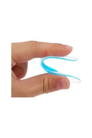 Qingmipy Düz Taban Destekleyici Jel Ayaklık - Plantar Fasiit Ve Ağrı Giderici - Mavi S Beden