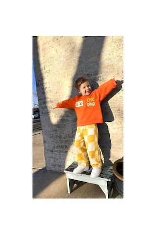 Poala Kids Turuncu Dino Takım