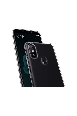 Xiaomi Redmi S2 Kılıf Zore Süper Silikon Kapak Renksiz