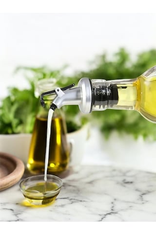 4 Adet Kapaklı Damlatmaz Yağ Tıpası Sirkelik Sosluk Yağdanlık Ucu