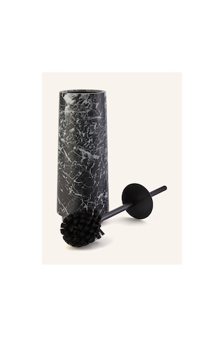 Aquanova Orıon Wc Fırça Seti 41 Cm, Doğal Taş, Kapaklı, Metal Saplı, El Yapımı Tuvalet Temizleyiciler Çok Renkli