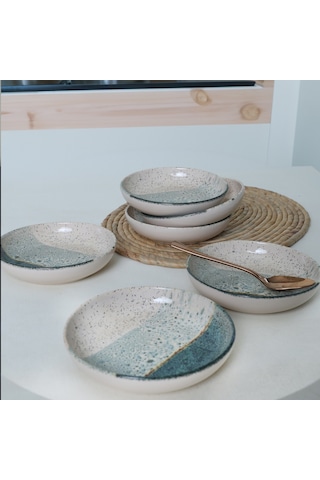 Keramika Colored Yemek Tabağı 18 Cm 6 Adet 19781
