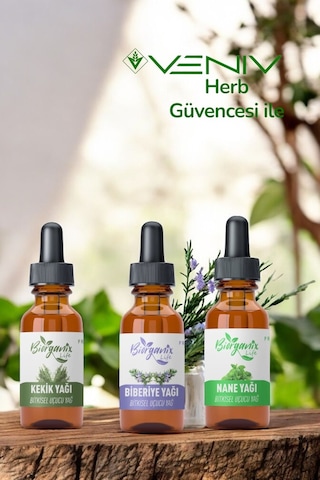%100 Doğal Uçucu Yağ Seti - Kekik Yağı - Biberiye Yağı - Nane Yağı 3x20 Ml 20 ML %100 Doğal Uçucu Yağ Seti - Kekik Yağı - Biberiye Yağı - Nane Yağı 3x20 Ml 20 ML