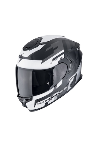 Scorpion Apex Exo-gt Sp Carbon Matrix Air Tornado Kapalı Motosiklet Kaskı Mat Siyah Gümüş