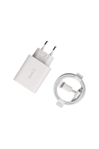 Mobilefix Xmac Serisi X7 Type-c To Lightning Ev Şarj Aleti 20w - Beyaz Beyaz