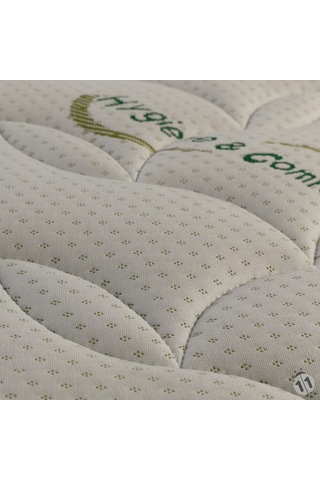 60 x 120 Ortopedik Bamboo Yaylı Yatak Bambu Bebek Yatağı