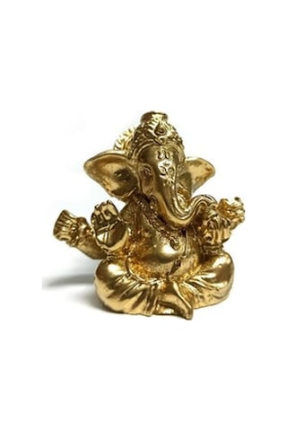 Cajuart Minyatür 5 Cm Hint Ganesh Fil Buda Biblo Teraryum Süs