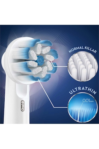 Oral-B Sensitive Clean 4'lü Diş Fırçası Yedek Başlığı EB60