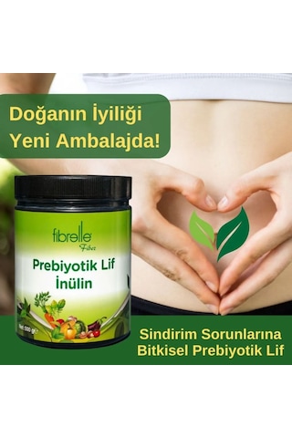 Fibrelle İnülin Prebiyotik Lif Plastik Ambalaj 500 G