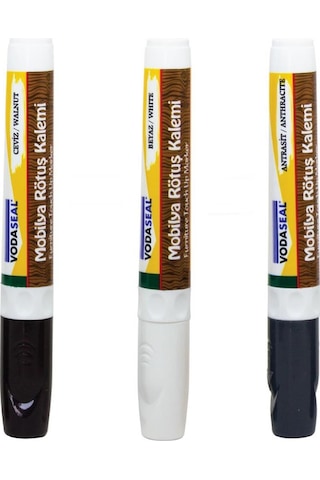 3 Adet Vodaseal Mobilya Çizik Giderici Rötuş Rütuş Kalemi