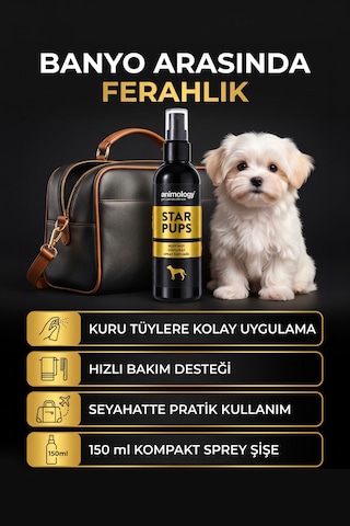 Animology Star Pups Fragrance Mist Yavru Köpek Parfümü 150 Ml