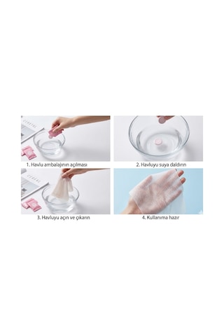 Mucit Home 20 Adet Sıkılaştırılmış Kapsül Islak Mendil Havlu Taşınabilir Seyahat Mendili 20'li Set