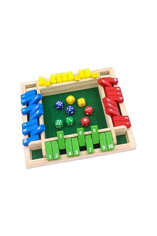 Shut The Box Aile Oyunu 8 Küp - Eğitici Matematik