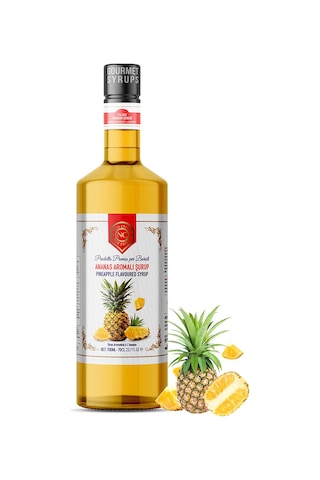 Nish Ananas Aromalı Şurup 700 Ml - Pet Şişe