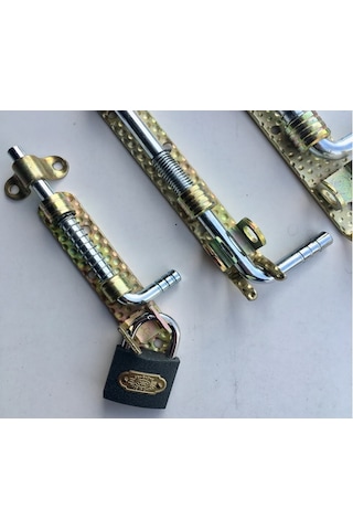 100 Mm Ferforje Yaylı Demir Kapı Sürgüsü 10 Cm