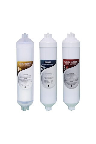 Su Arıtma Cihazı Filtresi Kapalı Kasa 5'li Quick Filtre Seti