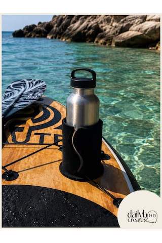 Paddle Board Sup Board Kano Termos Bardak Tutucu Siyah
