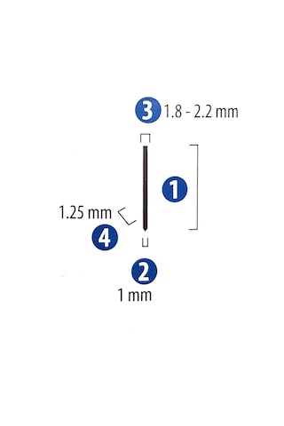 Red Hit P25 Havalı Çivi Çakma Tabancası Başsız Çivisi 25 Mm 1 Pak