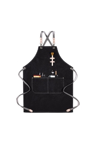 Sones Barbekü Pişirme Barmen Kirlenme Önleyici Kalın Kanvas Önlük