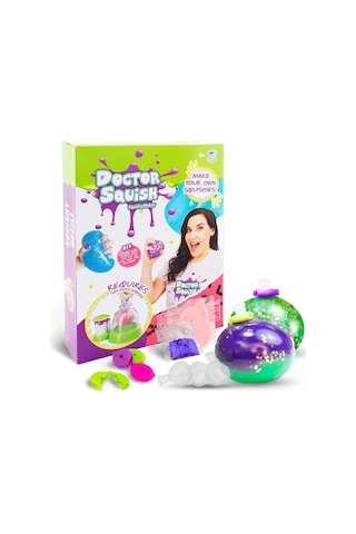 Doctor Squish Pack Refill, Yedek Paket Parlak Simli Sukuşi Yapım Seti - Doktor Sukuşi - Sukuşi Yap O Renkli