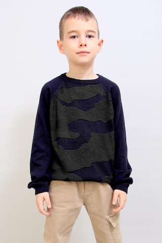 Alexandergardı Çocuk Kamuflaj Desenli Kazak C19-ag50470 001