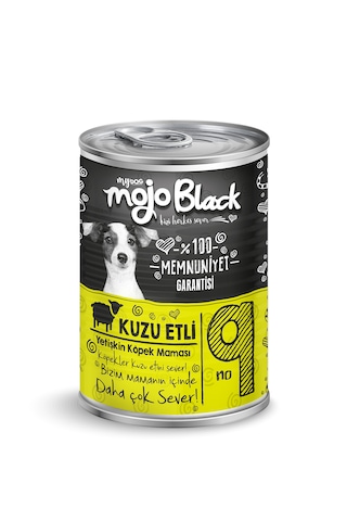 Mycat Mojo Black No:9 Tahılsız Kuzu Etli Yetişkin Köpek Konservesi 12 x 400 G