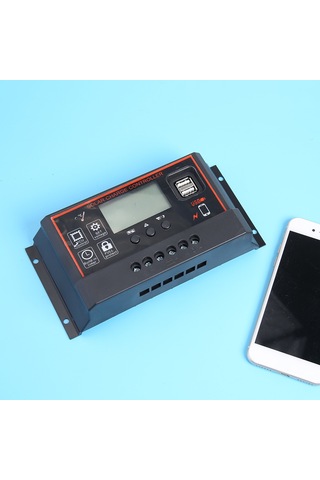 Jzcat Güneş Paneli Kontrol Cihazı 12v24v Otomatik Uyarlanabilir Kontrol Cihazı-100a
