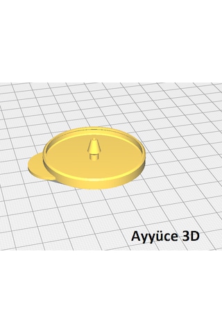 Ayyüce 3d, Corolla Yaris 2002-2007 Cam Suyu Depo Kapağı , Sarı Re