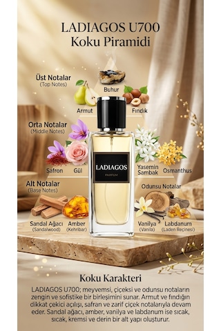 Ladiagos U700 Unisex Parfüm EDP 50 ML