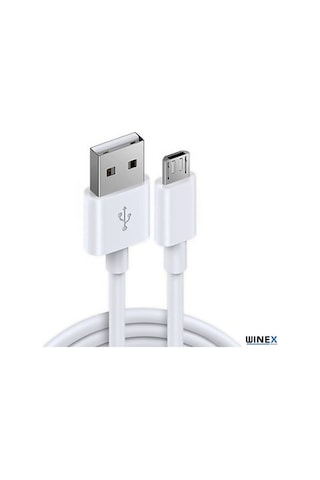 Winex Dg925 Usba To Micro Data Ve Şarj Kablosu Beyaz