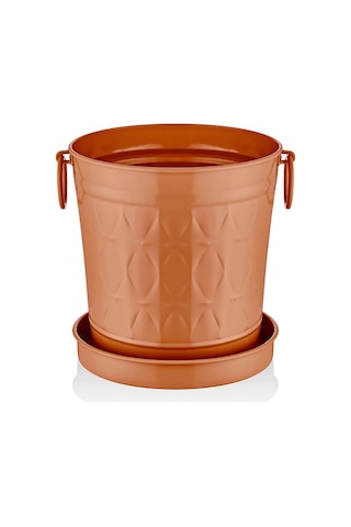 The Mia Prizma Saksı Terracota 33x25x33 Cm