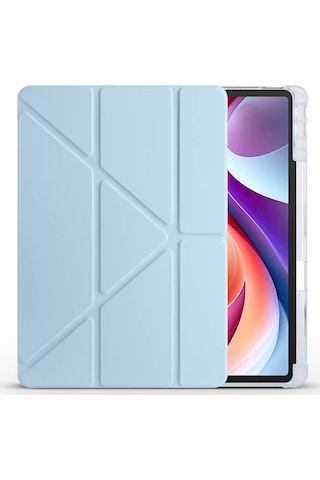 Lenovo M11 Tb-330fu 11inç 2024 Kılıf Kalem Bölmeli Trifolding Case