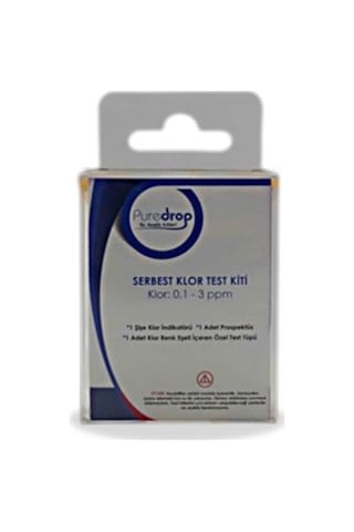 Puredrop Serbest Klor Test Kiti- Paket
