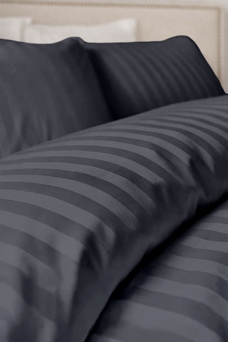 Tek Kişilik %100 Pamuk Saten Nevresim Seti Premium Seri 8 Renk Seçeneği 160x220 Antrasit