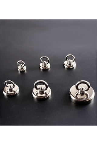 Ay Magnet Fishing Neodyum Pot Mıknatıs, Çap 25Mm, Kurtarma