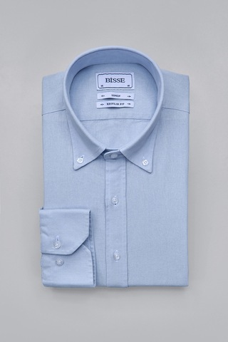 Bisse Pal Bdk Yaka Regular Fit Uk Gömlek Cepsiz Mavi Gmktn4pal224020 D35 Mavi
