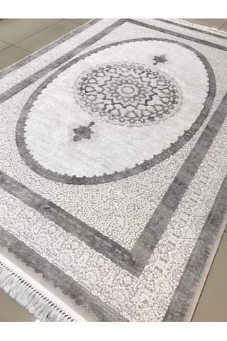 Merinos Halı Elegance 73941 097 Serisi Akrilik Salon Oturma Yatak Odası Halısı Gri