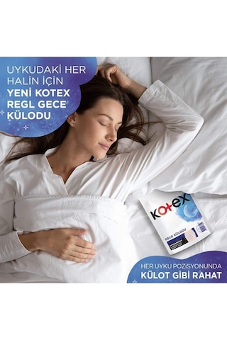 Kotex Regl Gece Külodu 2'li 3