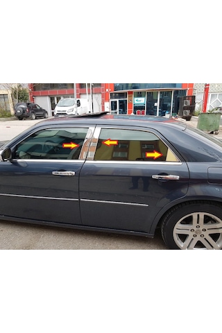 Chrysler 300C Krom Kapı Direği Aksesuarı 6 Parça Paslanmaz Çelik Chrysler 300C Krom Kapı Direği Aksesuarı 6 Parça Paslanmaz Çelik