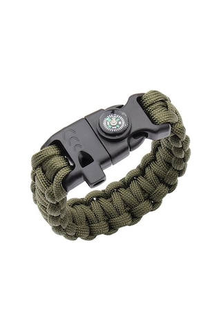 Haki Yeşil Paracord Survival Bileklik Bıçak Pusula Ateş Başlat Haki Haki Yeşil Paracord Survival Bileklik Bıçak Pusula Ateş Başlat Haki