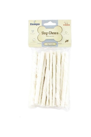 Zampa Beyaz Burgu Çubuk Yetişkin Köpek Ödülü 10'lu 50 G