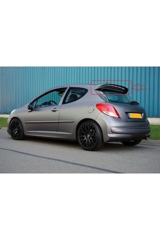 Peugeot 207 2006-2014 Spoiler-fiber-astarlı-boyasız