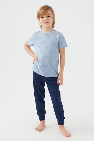 Arnetta 2504 Garson Parrot Erkek Çocuk Kısa Kol Pijama Takım 001