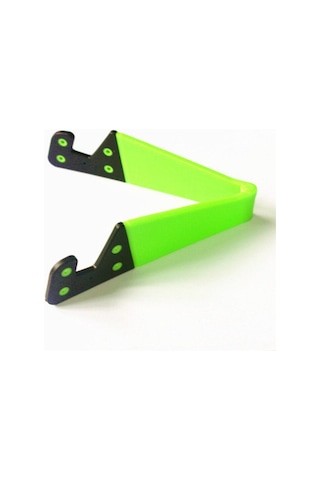 Akıllı Telefon Tablet İçin Ayarlanabilir V Şekilli Evrensel Katlanabilir Cep Cep Telefonu Standı Tutucu Green