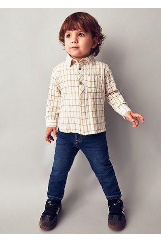 Mayoral Erkek Bebek Lacivert Denim Pantolon 2502 Lacivert