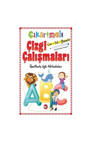 Çıkartmalı Çizgi Çalışmaları-Harflerle Ilgili Aktiviteler