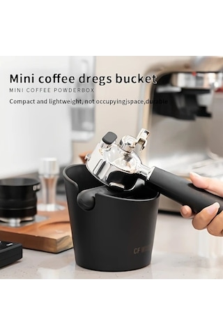 Fastbuy Dayanıklı Espresso Knock Box - Kompakt Kahve Atık Kutusu, Beyaz, Kaymaz Taban Beyaz
