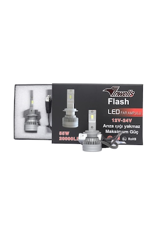 İnwells Csp Çipli Led Xenon H1-H4-H7-H11-Hb3-Hb4-Hır2 15000L H4